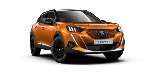 Peugeot E 2008 - Available In Orange Fusion